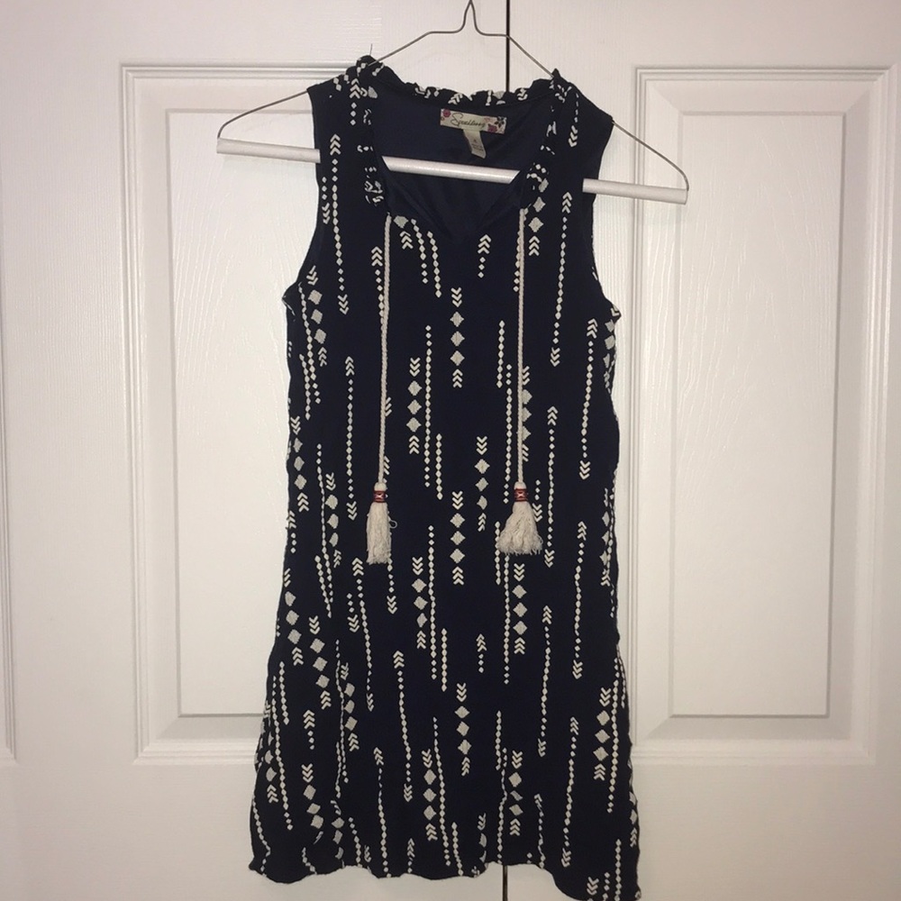 Navy blue dress
